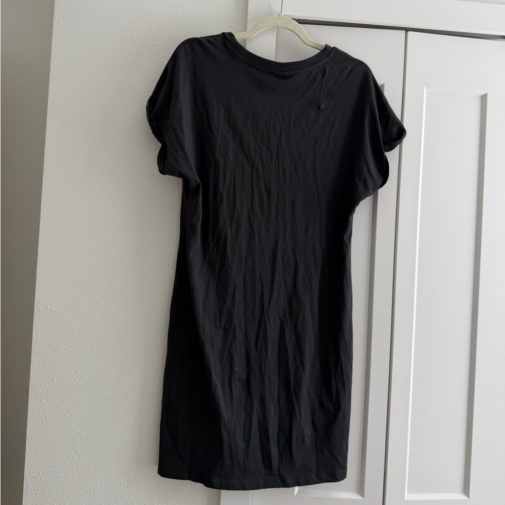 H&M Black T-Shirt Dress